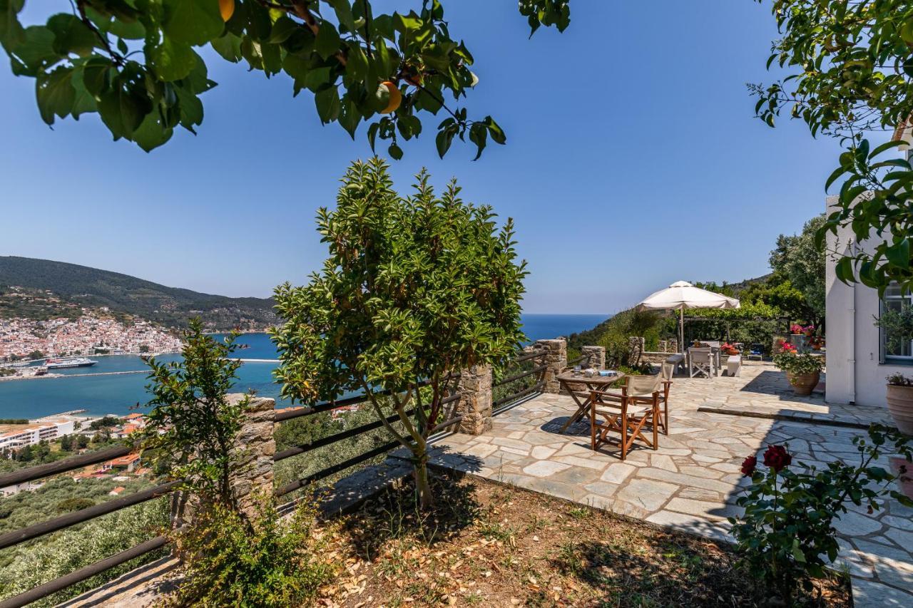 Villa Nina Skopelos- Private Pool - Magnificent Views Zewnętrze zdjęcie