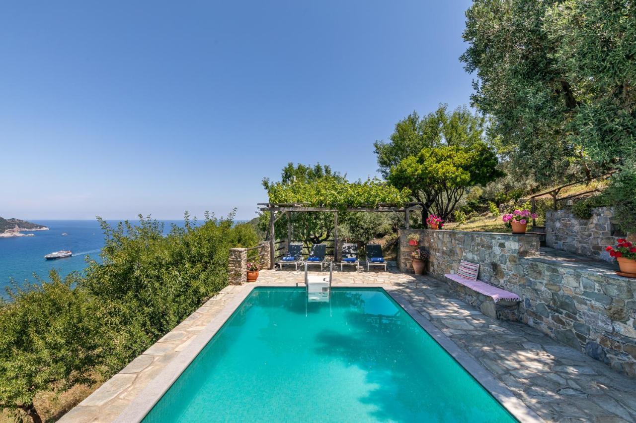 Villa Nina Skopelos- Private Pool - Magnificent Views Zewnętrze zdjęcie